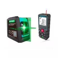Nivel A Laser Verde + Trena Laser Mileseey Profissional Kit