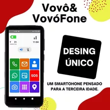 Smartphone Vovófone Ideal Para Idoso 32gb Tela 5 Botão Sos