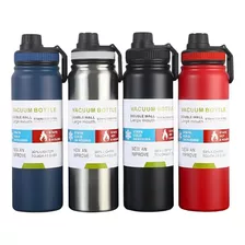 Botella De Agua Térmica Deportiva Doble Pared 1 L Acero Inox