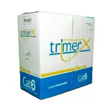 Cable Utp Categoria 6 100% Cobre 23awg Marca Trimerx Unifila