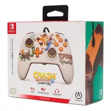 Joystick Oficial Nintendo Switch Inalambrico Diseño Crash 4