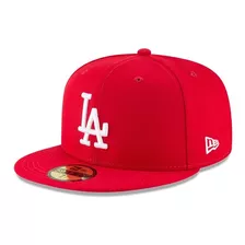 New Era Gorra L A Dodgers Basic Mlb 59fifty Cerrada Roja