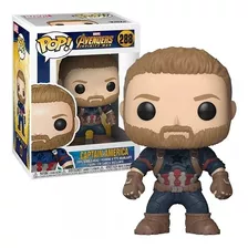 Boneco Funko Pop Marvel Guerra Infinita Capitao America 288