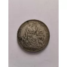 Moneda Sol Peruano De Plata 1930-firme Y Feliz