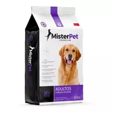Racion Premium Mister Pet Adulto Mp 15 Kgs 