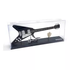 Miniatura Guitarra Flying 1:4 (estojo Cristal) Pt