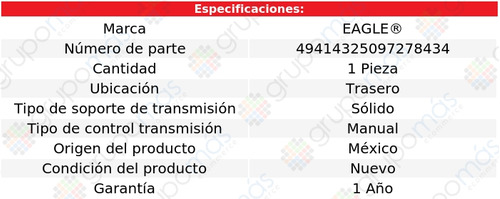 Soporte Transmisin Tras Eagle Rodeo 3.2l V6 Std 1993_1997 Foto 4