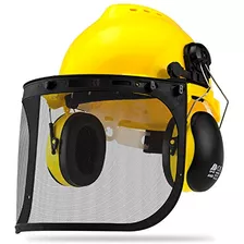 53880a Forestry Helmet For Safety With Shield And Earmu...