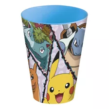 Vaso plastico Pokemon Grande 430ml. -easy- Original