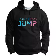 Sudadera Jump- Polinesios Negra Todas Las Tallas