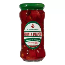 Pimenta Jalapeño Conserva 350g Fogo Mineiro -