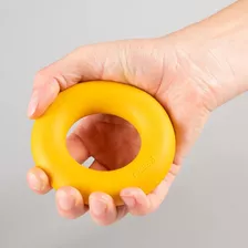 Handgrip De Borracha Resistência Média Cor Laranja