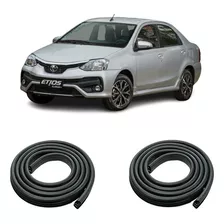 Toyota Etios 4p 2017 / 2022 Burletes De Puertas Traseras