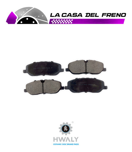 Pastilla Freno Del Land Rover Discovery Iv 2.7 2009-2013 Foto 2