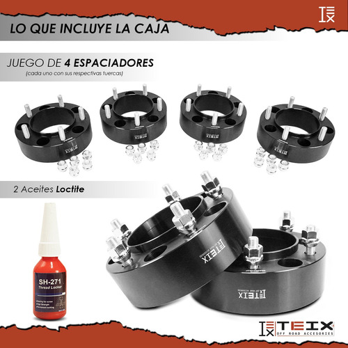 Kit Espaciadores Tracker F150 Ram 2004 2 PuLG 5/139.7 Cb108 Foto 2