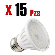 Foco Led Bombilla 3w 15 Piezas Calido E27