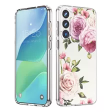 Funda Milprox Flores Para Galaxy S23 Plus Patron Peonias