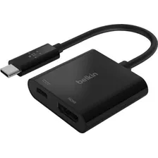 Adaptador Usb Tipo C A Hdmi Usb Tipo C, Color Negro Belkin