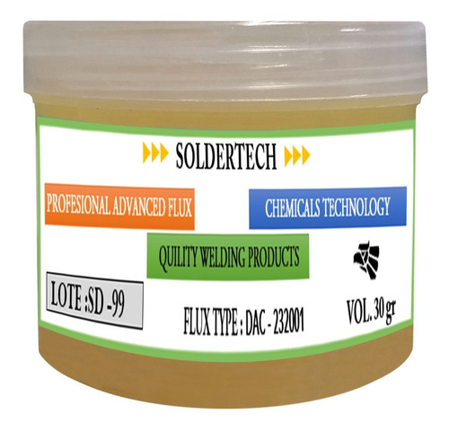 Flux Solido Profesional En Pasta 30 Grs Reballing Pcb Smd