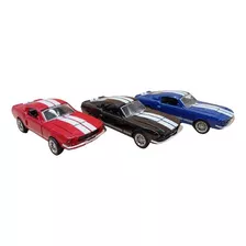 Mustang Miniatura Antigo Metal Abertura Portas Fricção Car