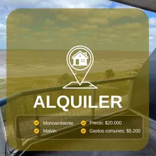 Alquiler Apartamento Monoambiente Malvin Montevideo C