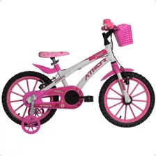 Bicicleta Feminina Infantil Aro 16 Athor Baby Lux Princess
