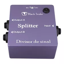 Pedal Divisor De Sinal Black Snake (splitter)