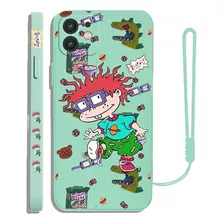 Funda De Silicona Para Samsung Dibujos Animados + Correas