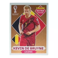 Figurita Extra Sticker Bronce Kevin De Bruyne Mundial Qatar 