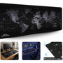 Mouse Pad Gamer Extra Grande 90x40 Profissional Speed Antiderrapante Cor Mapa Mundi Digital Informática