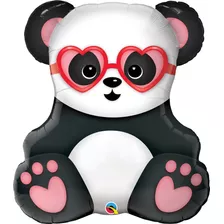 Balão Urso Panda Apaixonada - 32 Polegadas - Qualatex #54882