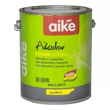 Pintura Esmalte Sintetico Aike 1 Lts Aluminio 3 En 1