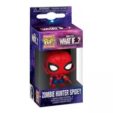 Funko Pop Keychain What If Spiderman Cazador De Zombies