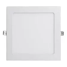 Pack X10 Focos Panel Plafón Led 6w Embutido Cuadrado 2867 Te