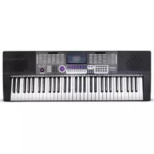 Teclado Musical Profissional Waldman 61 Teclas Kep6100x Full Cor Preto Voltagem 110v/220v