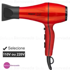 Secador De Cabelo Taiff Profissional Style Vermelho Clássico 220v