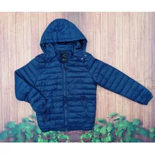 Campera Inflable Con Piel De Hombre Irun