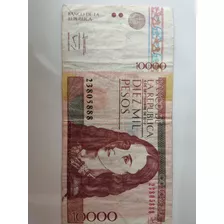 Billete De 10.000 Antiguo