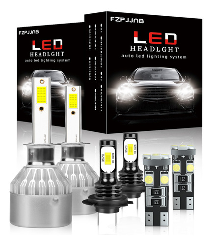 Kit De Faros Led De 1200 Lmenes Para Modelos Peugeot 206 20