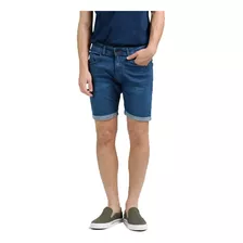 Bermuda Jean Con Dobladillo Elastizada Hombre Mistral 60032