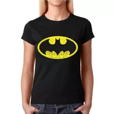 Camiseta Feminina Geek Super Herois - Batman - 100% Algodão