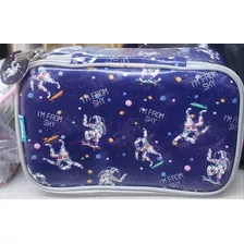 Estojo Escolar Vivatti Estojo/ Necessaire Cor Astronauta