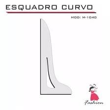 Esquadro Curvo 50cm Alfaiate Corte Costura 1040 Acríl Fenix