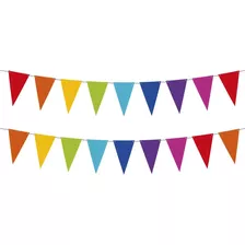 Faixa Bandeirinhas Coloridas - Festa Junina, Julina E Arraiá