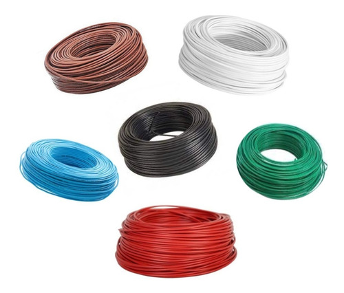 Cable Unipolar 4 Mm X 2 Rollos +1 Rollo De 2.5 Mm X100 Mt L