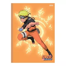 Naruto Caderno Broochurão 80fls 1mat Capa Dura Pauta 230749