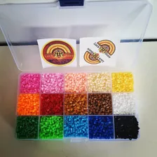 Pack Mini 2.6mm Hama Beads 9000pcs/15 Colores