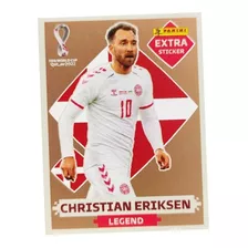 Figura De Álbum Con Forma De Panini De Christian Eriksen Legend, De Bronce