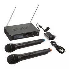 Sistema De Micrófono Inalámbrico Audio2000 Tm Awm6026 Vhf De