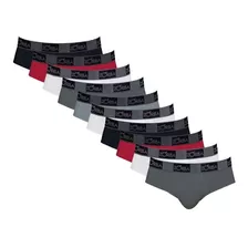 Kit Com 8 Cuecas Slip Masculina Zorba 100% Algodão